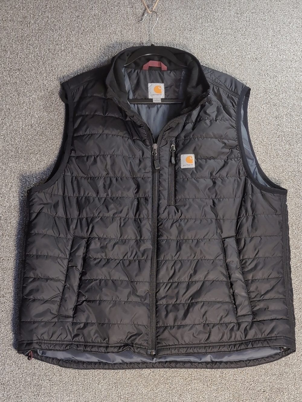 Carhartt Gilliam Rain Defender Lightweight Quilted Puffer Vest Size XL in Black